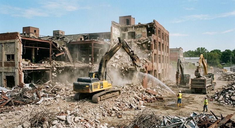 Industrial Demolition in Bergen County, NJ