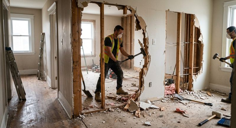 Interior Wall Demolition in Sacramento, CA